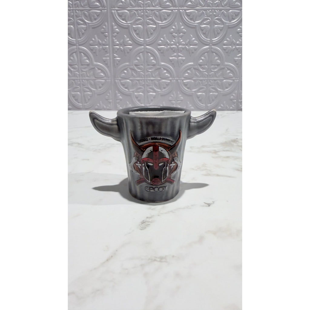 Disney Parks Epcot World Showcase Norway Viking Shot Glass Toothpick Holder NEW