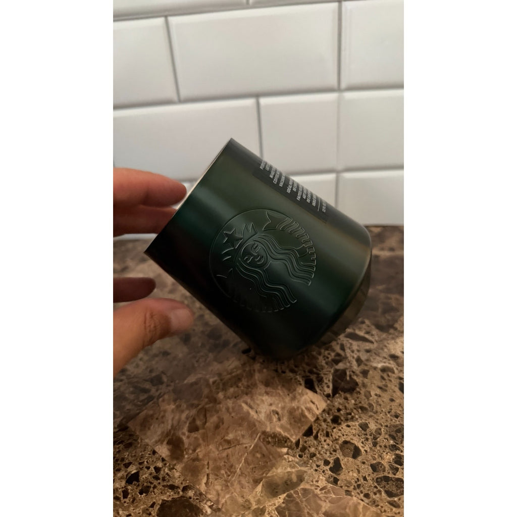 Starbucks Green Stainless Steel Vacuum Insulated Latte Mug 12 oz NWT