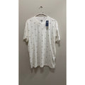 NWT Hollister Men's XL White Seagull All-Over Print Cotton Crewneck T-Shirt
