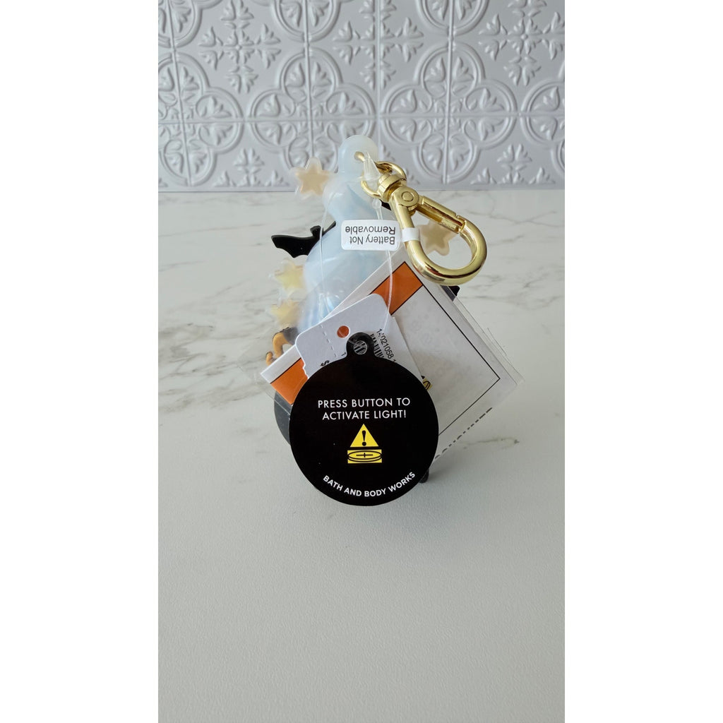 Bath & Body Works Light-Up Halloween Cauldron PocketBac Sanitizer Holder NWT