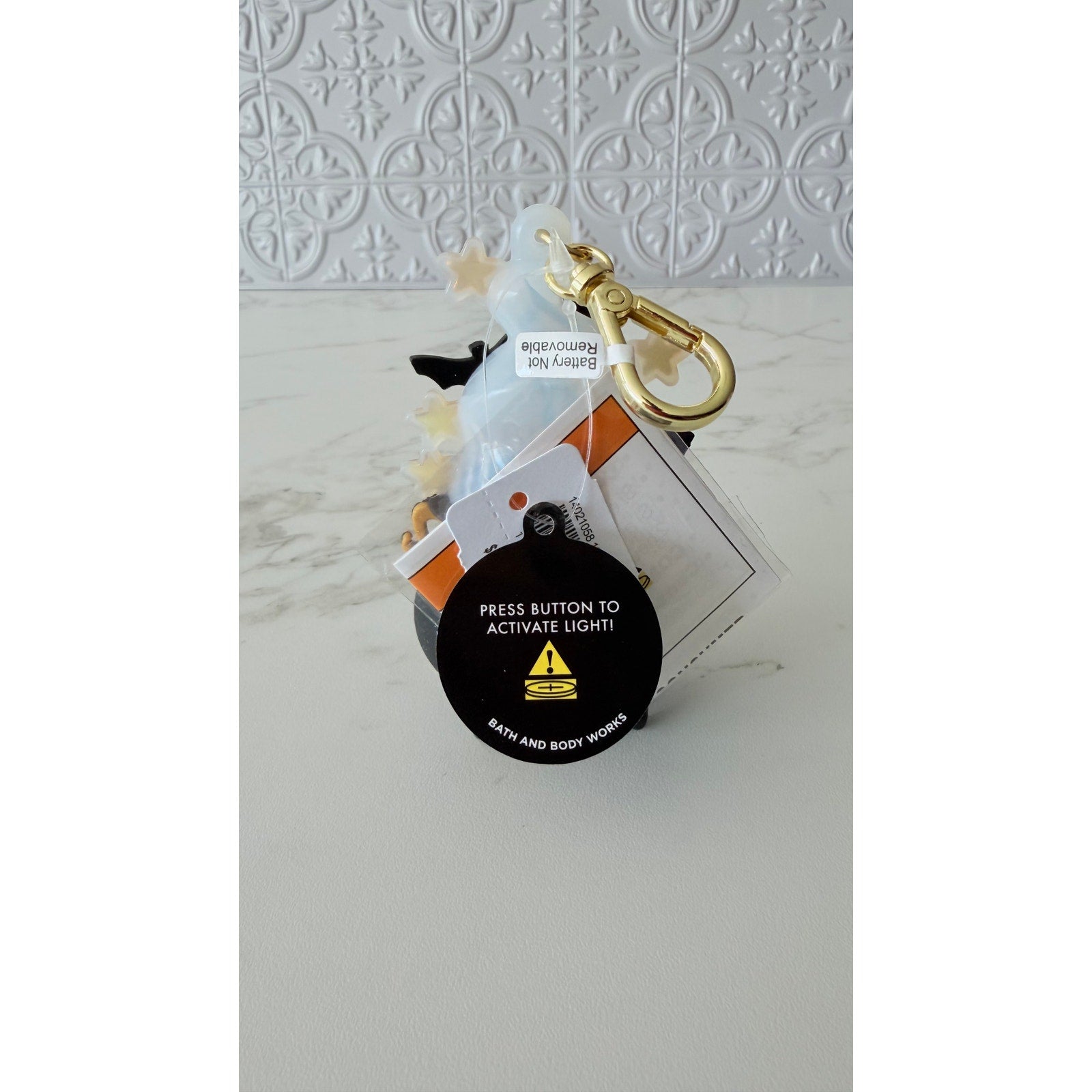 Bath & Body Works Light-Up Halloween Cauldron PocketBac Sanitizer Holder NWT