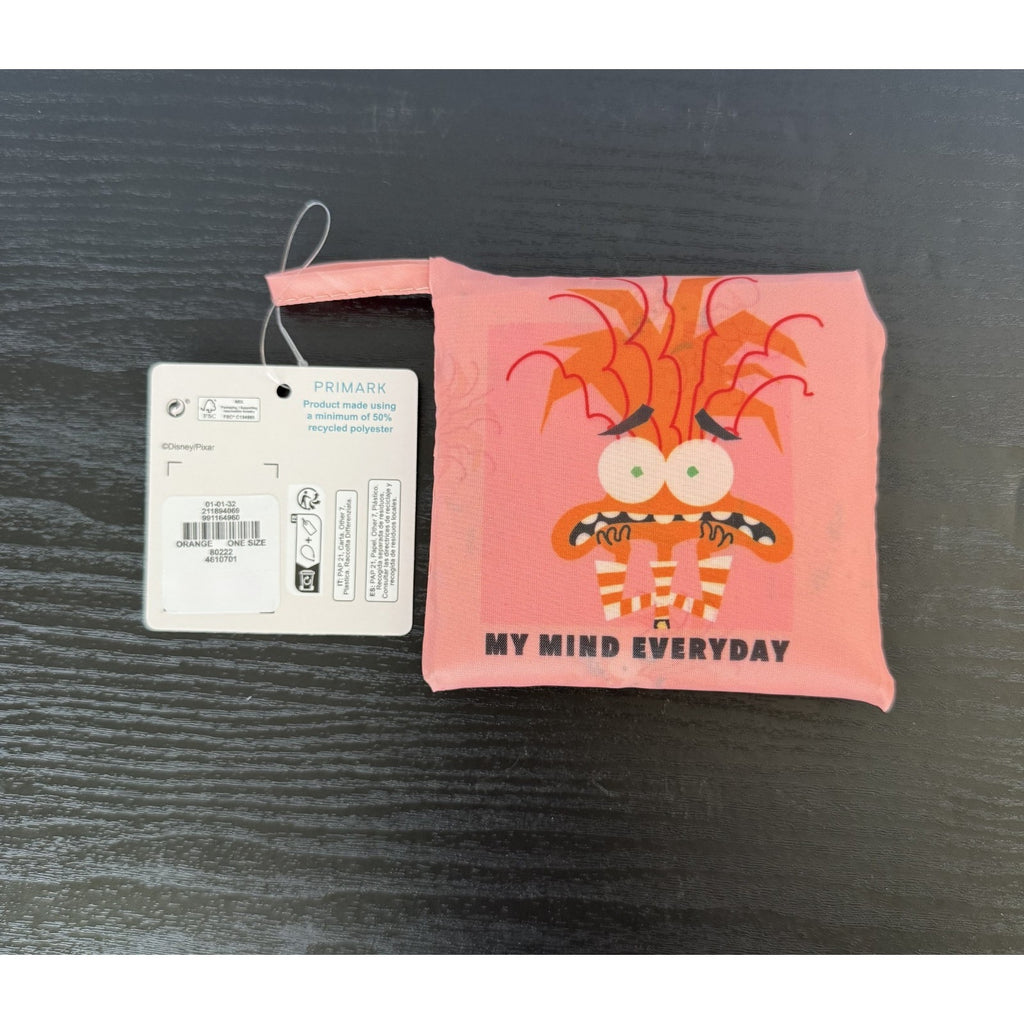 Primark x Disney Inside Out 2 "Anxiety" Packable Tote – NWT
