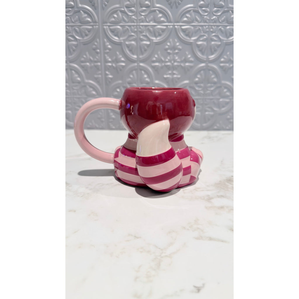 Disney Parks Alice in Wonderland Cheshire Cat Sculpted Coffee Mug 19oz NEW