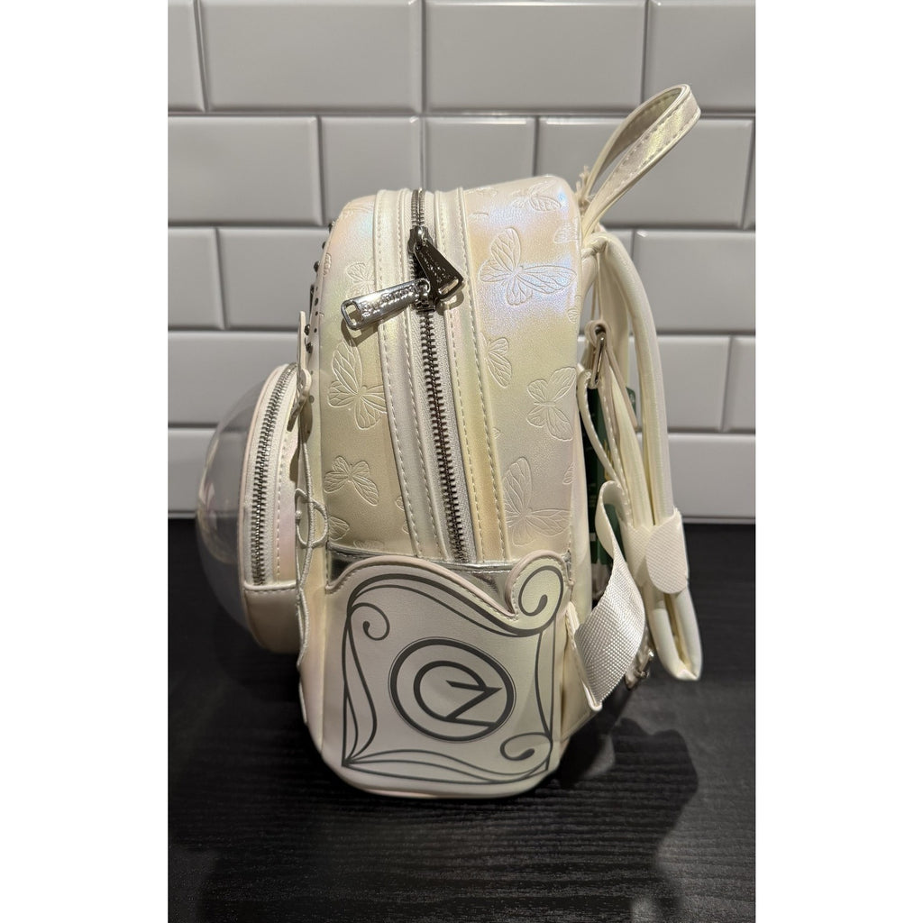 NWT Loungefly Wicked: For Good Glinda Butterfly Bubble Mini Backpack