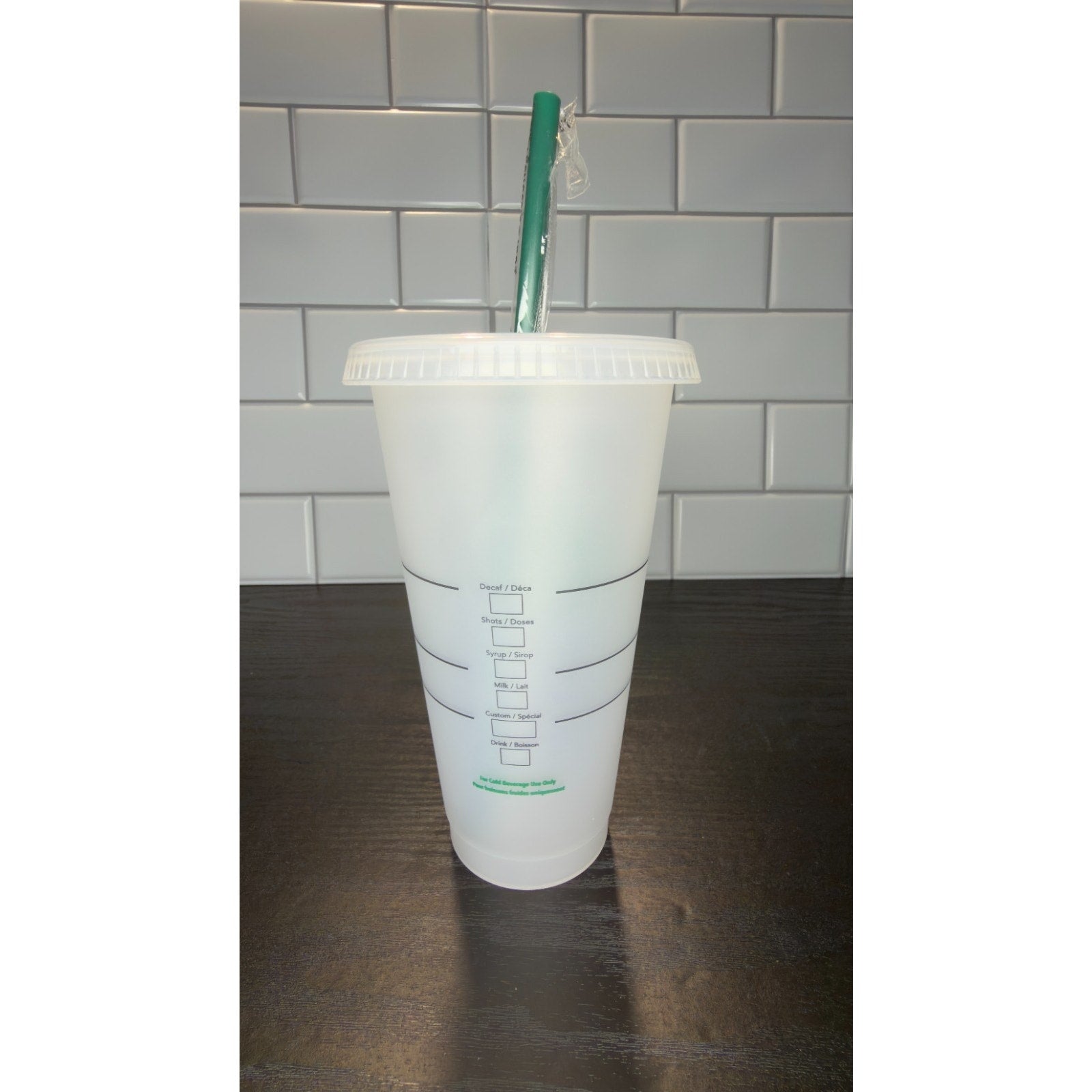 Starbucks Siren Logo Reusable Venti Cold Cup - 24oz - NEW