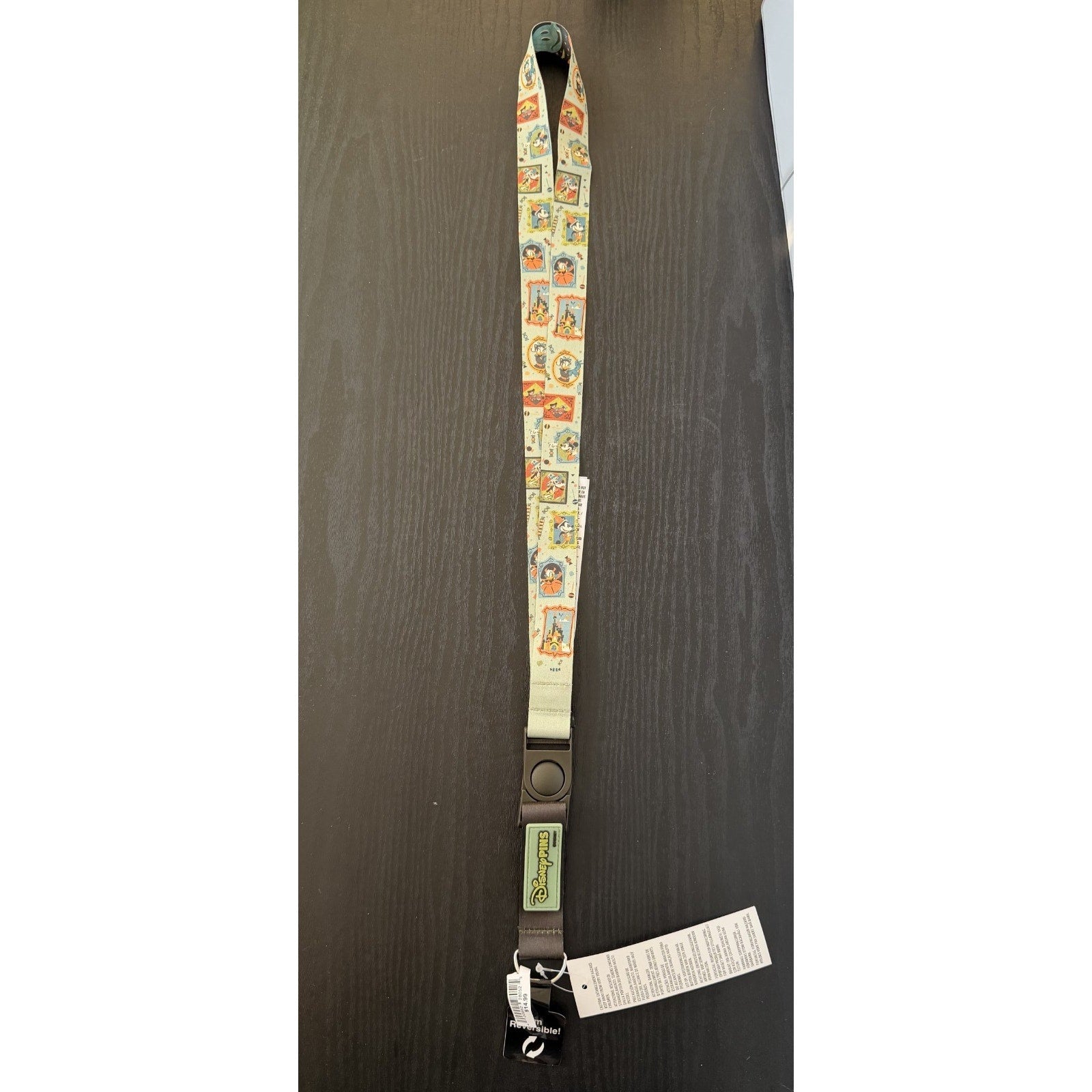 Disney Parks Reversible Pin Trading Lanyard - Halloween Mickey and Friends NEW