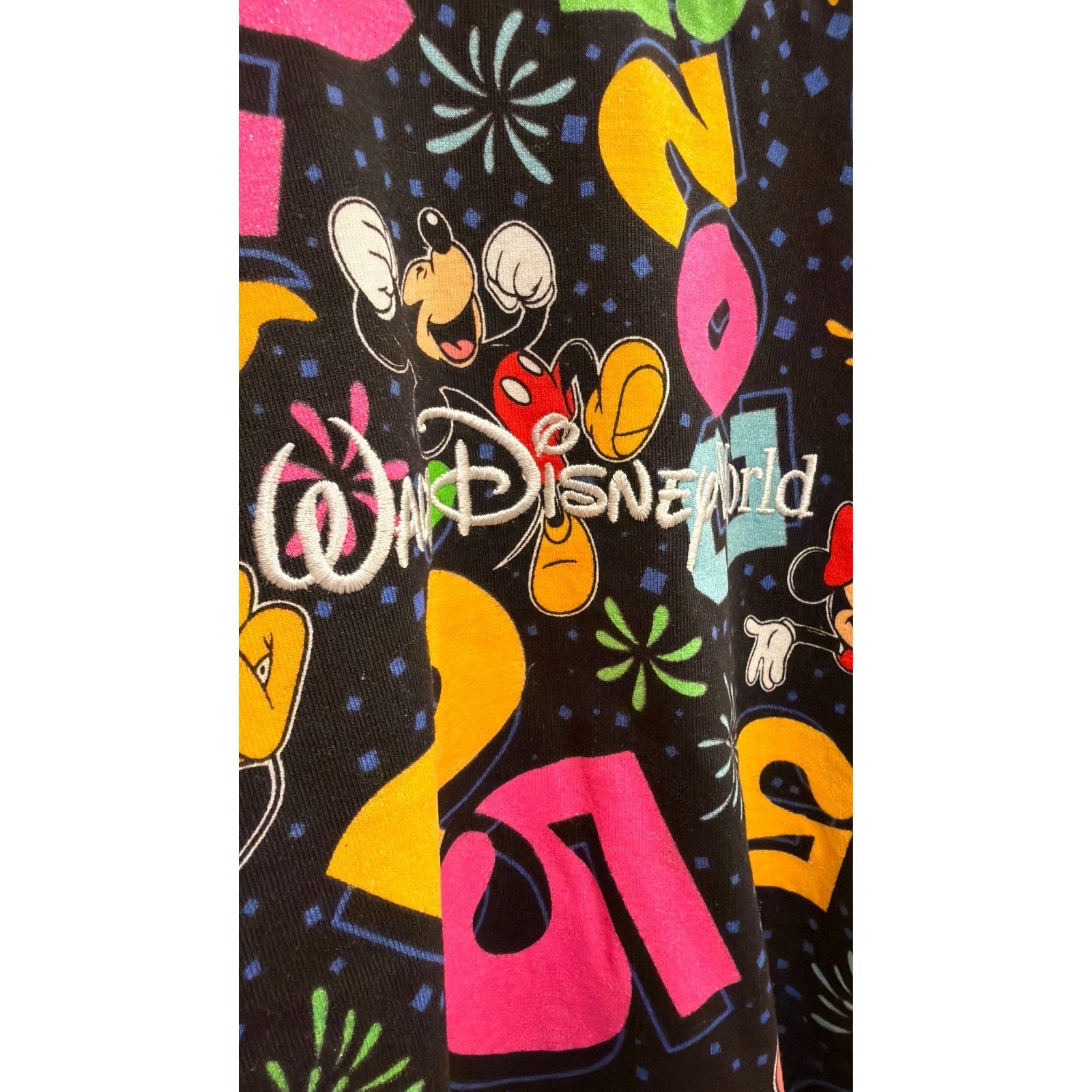 Walt Disney World 2025 Mickey & Friends Crewneck Sweatshirt Large NWT