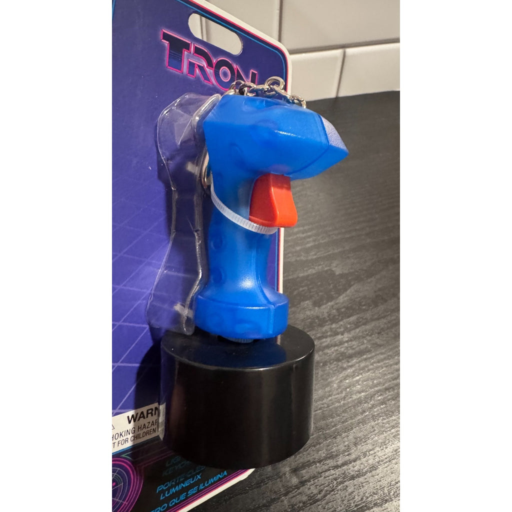 Disney Parks 2023 TRON Lightcycle Run Flynn's Arcade Joystick Light-Up Keychain