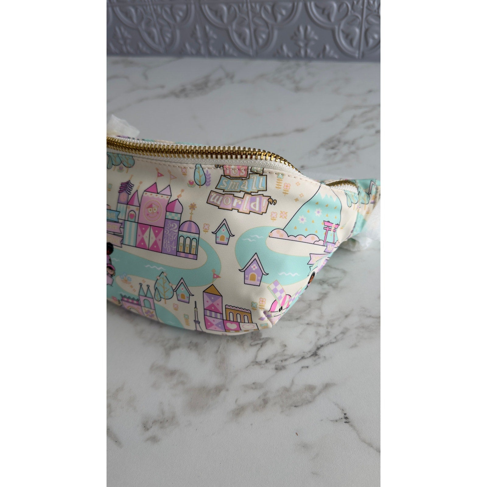 NWT Disney Parks Stoney Clover Lane It’s A Small World Belt Bag Fanny Pack
