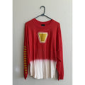 Universal Studios Iron Man "Invincible" Long Sleeve Jersey - Adult Size L NWT