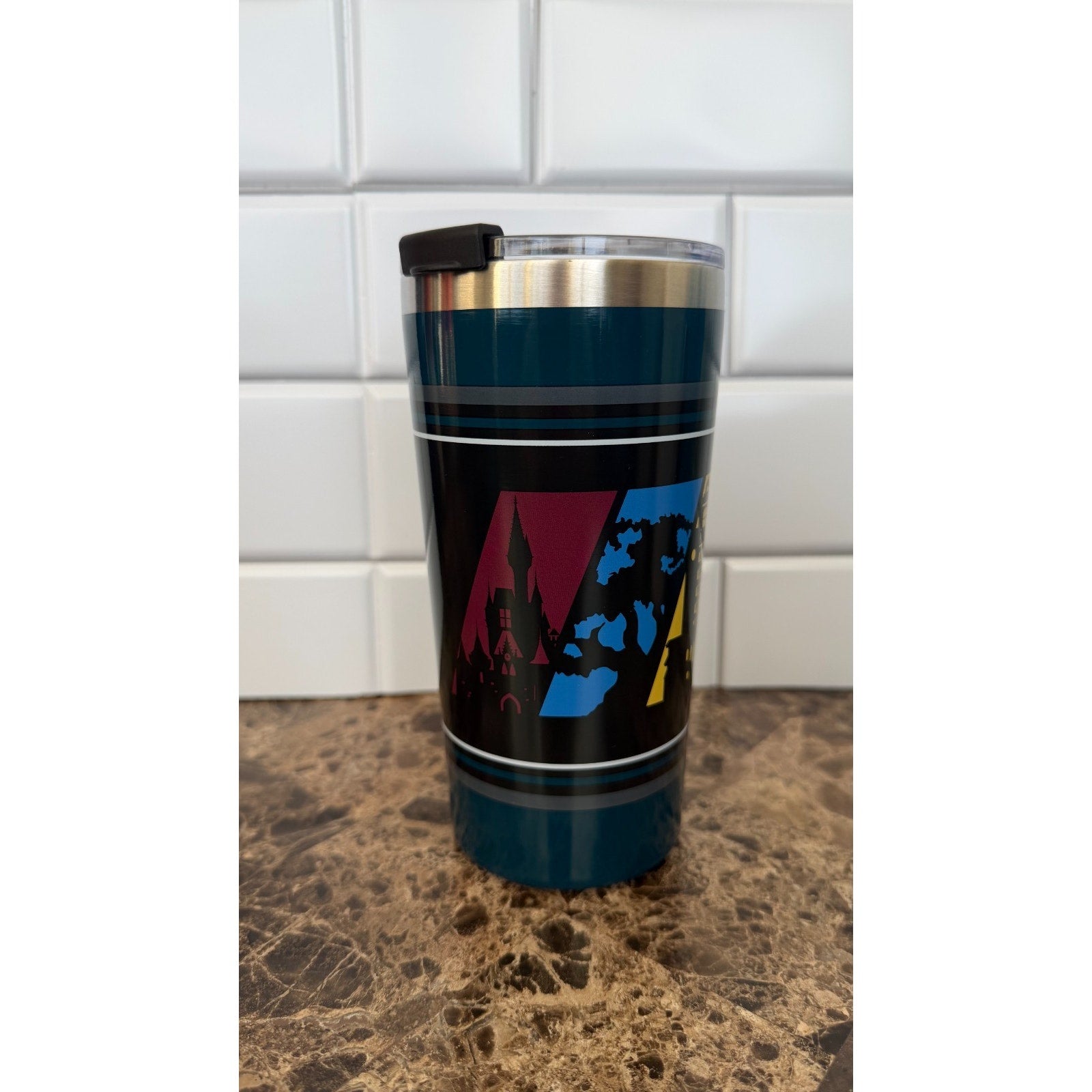 Disney World "Park Hopping Is My Cardio" Stainless Steel Tumbler - NEW