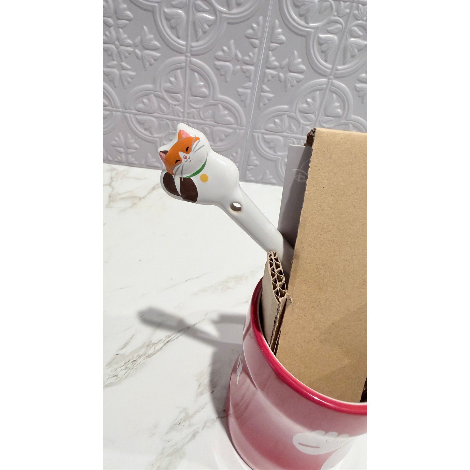 Disney Big Hero 6 Baymax Coffee Mug with Mochi Ceramic Spoon Set NEW