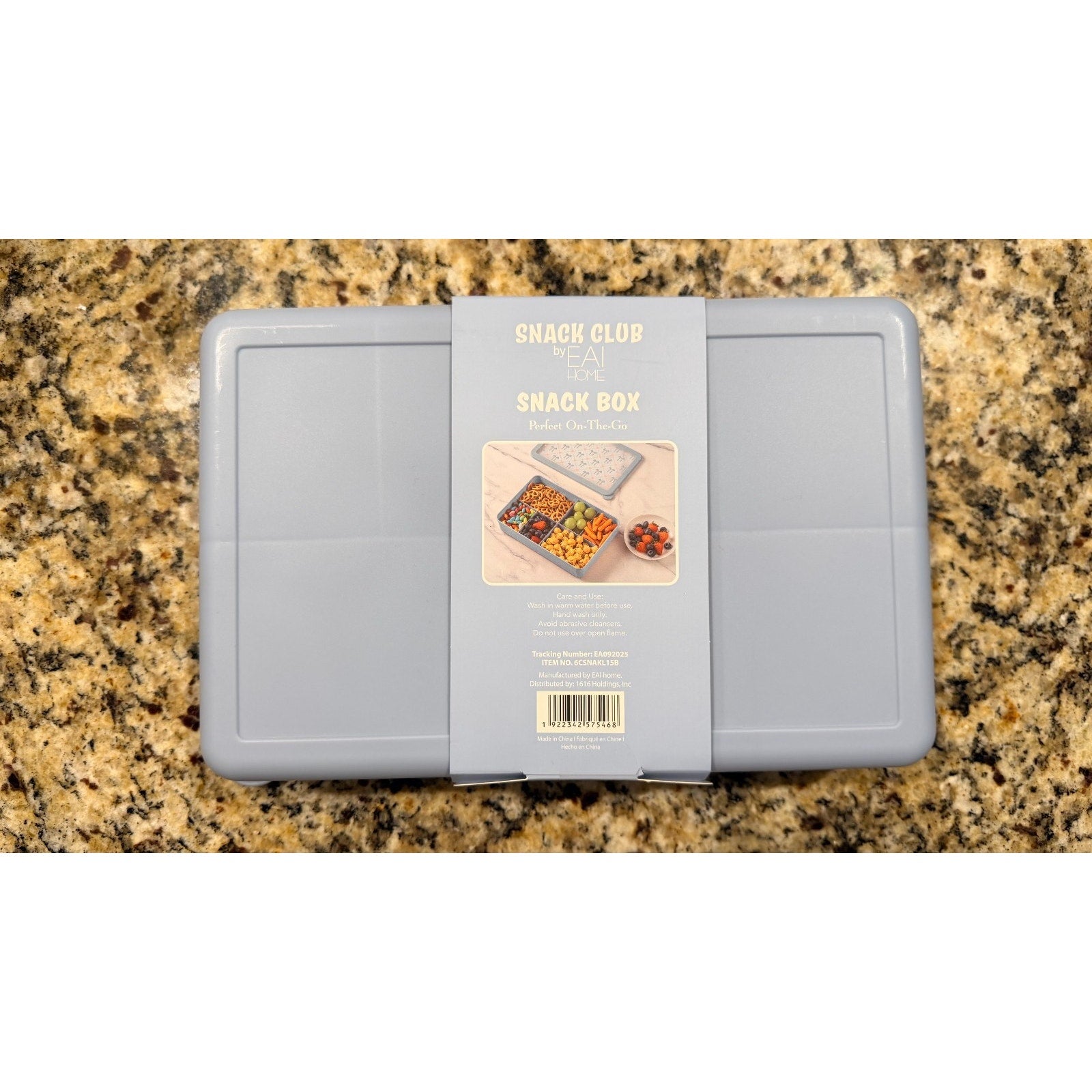NWT Snack Club "Snackle Box" — Divided Charcuterie & Snack Container