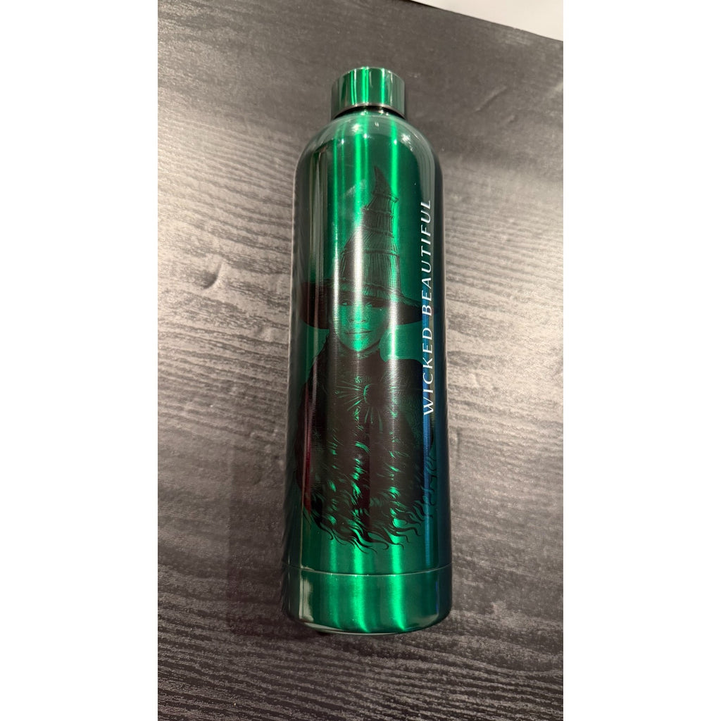 NEW Universal Studios Wicked Green Elphaba Tumbler Water Bottle