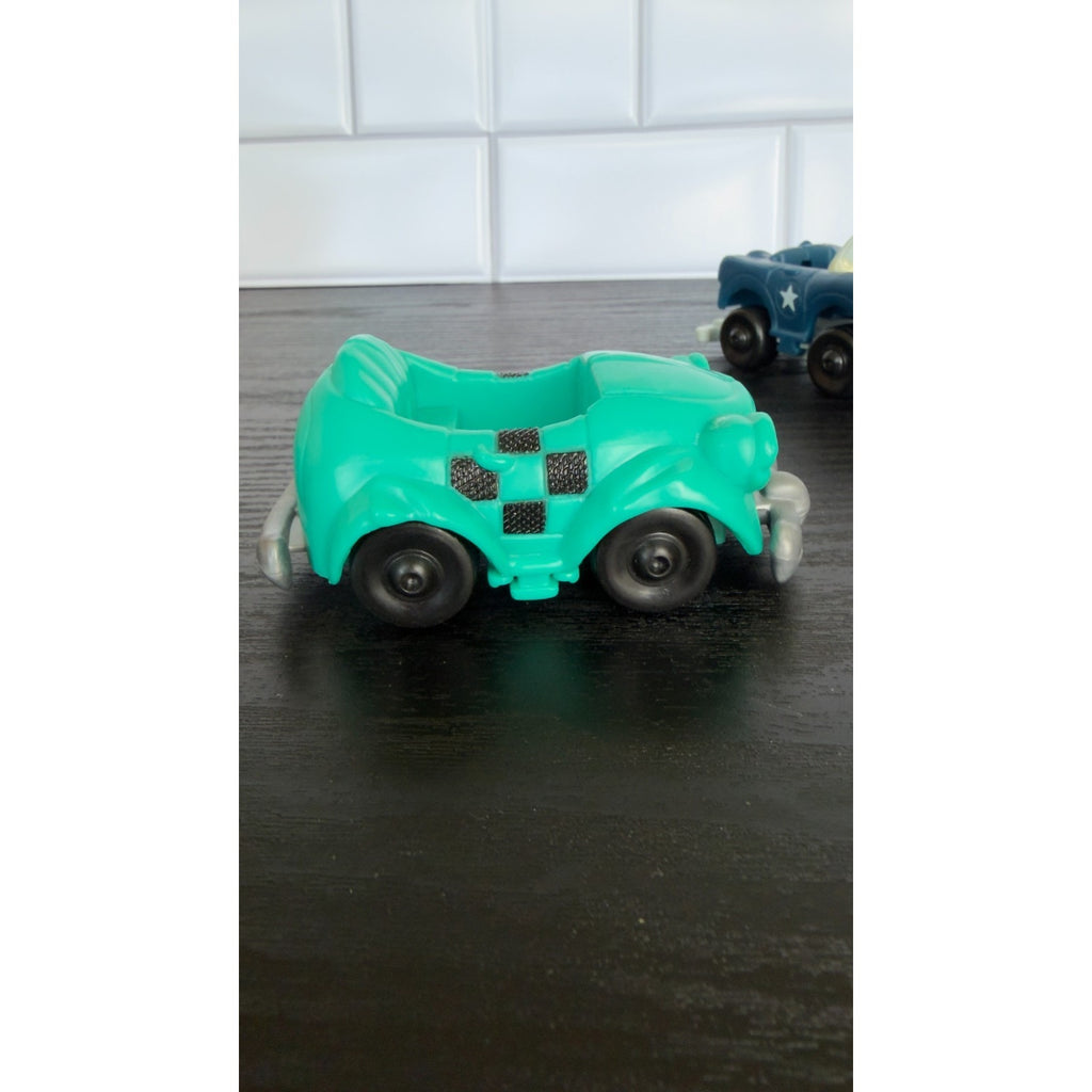 Vintage Burger King Kids Club "Break-Away" Action Cars — Set of 2