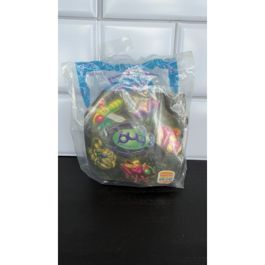 Vintage 1998 Burger King Kids Club Toy - Bug Riders: Lingo on Spider