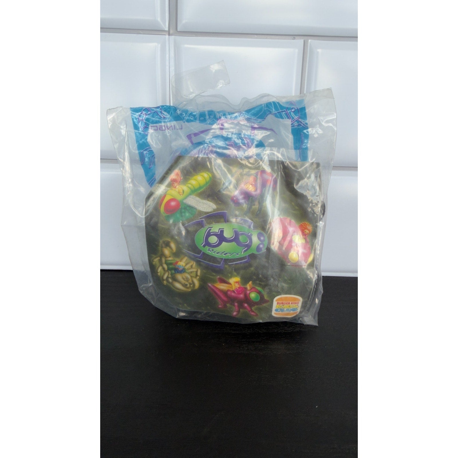 Vintage 1998 Burger King Kids Club Toy - Bug Riders: Lingo on Spider