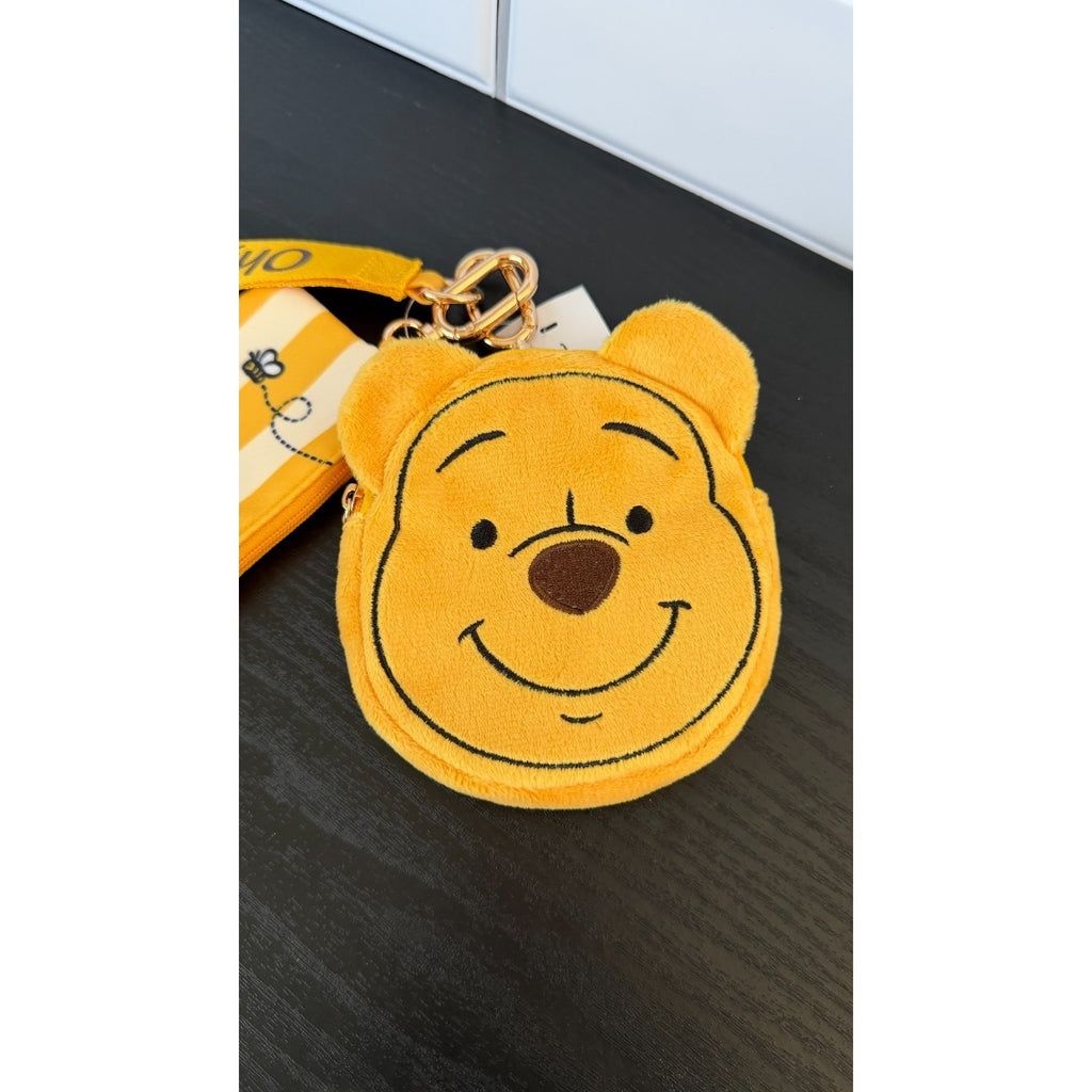 NEW Disney Parks Winnie the Pooh Keychain Bag Charm Pouch