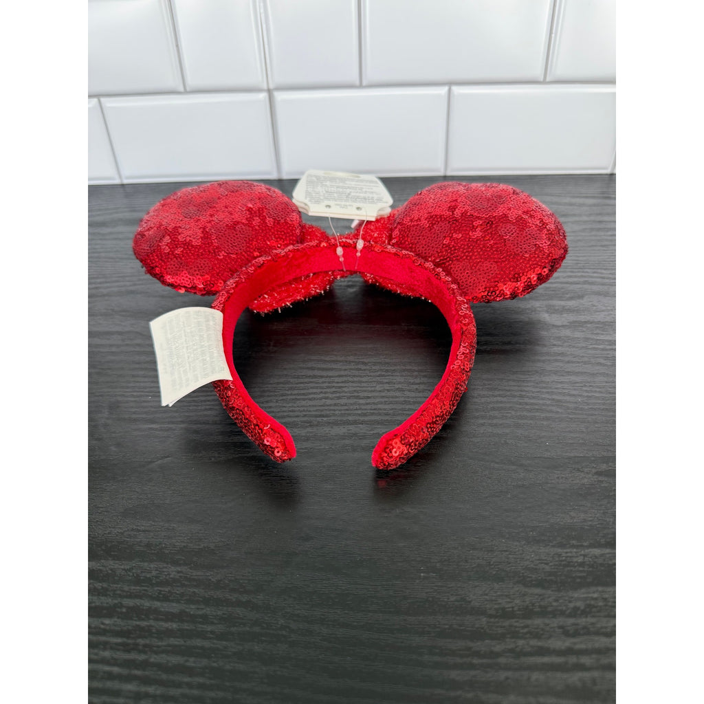 Disney Minnie Mouse Red Sequined Exclusive Headband – NWT