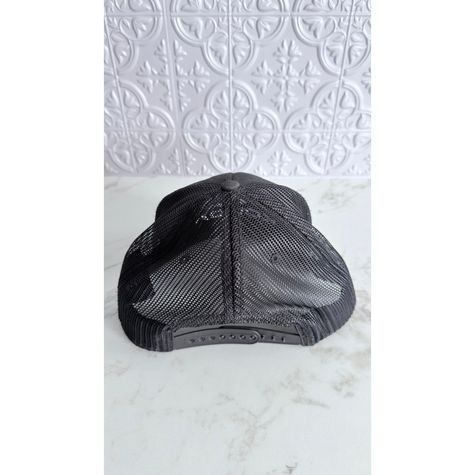 Koloa Surf Company Floral Snapback Trucker Hat Cap Black Adult Preowned