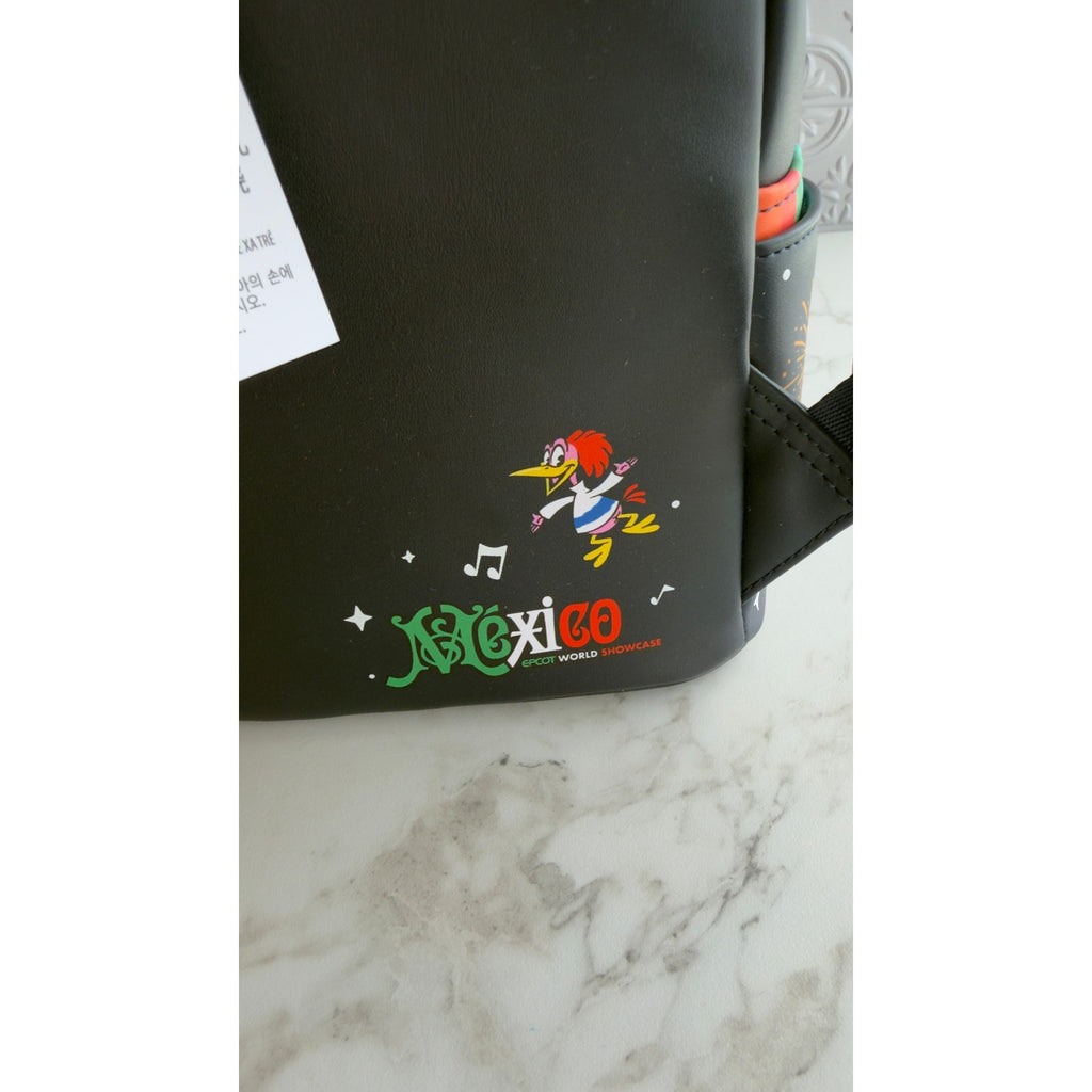 Disney Parks x Loungefly The Three Caballeros Glow in the Dark Mini Backpack NWT