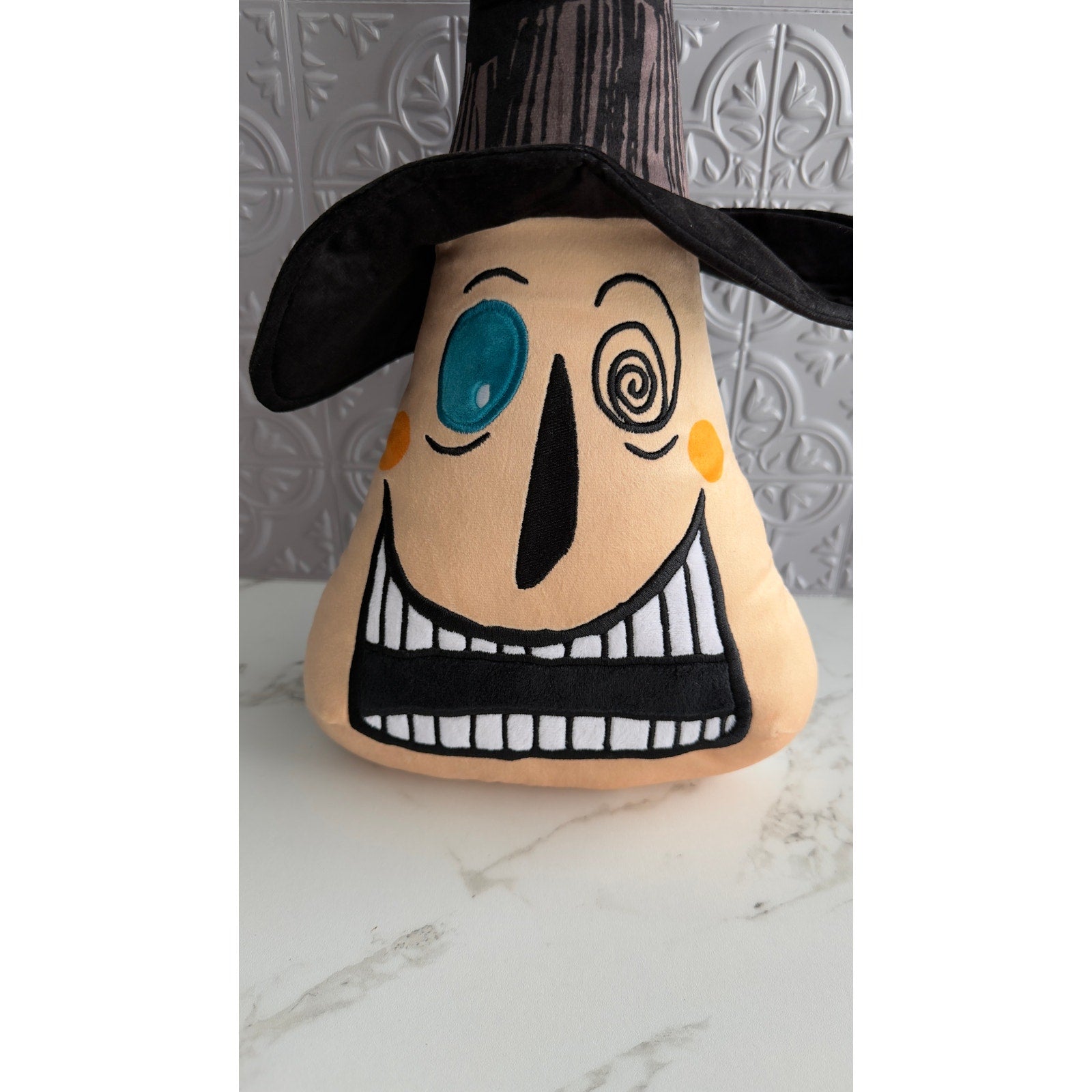Disney Parks Nightmare Before Christmas Mayor 2-Sided Plush Throw Pillow NWT
