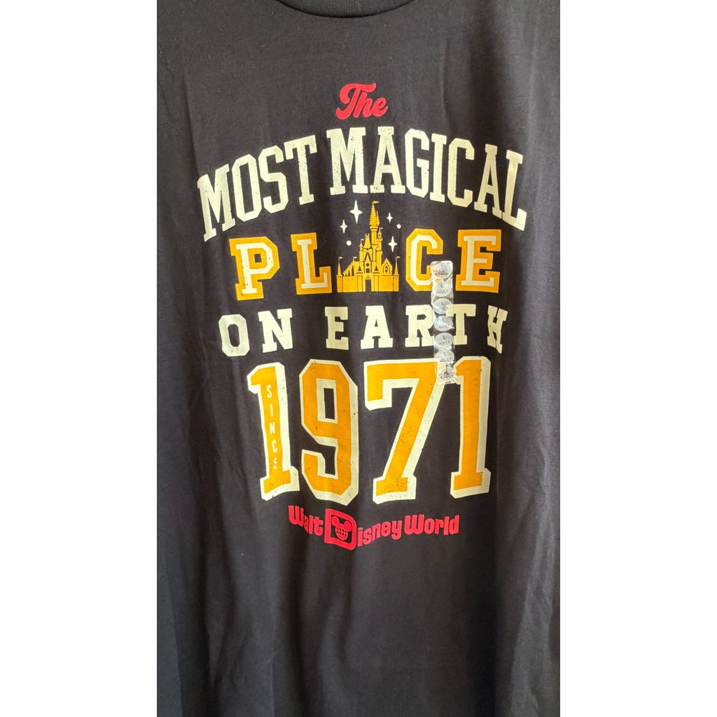 NEW Walt Disney World "Most Magical Place On Earth" 1971 Tee - Adult Large