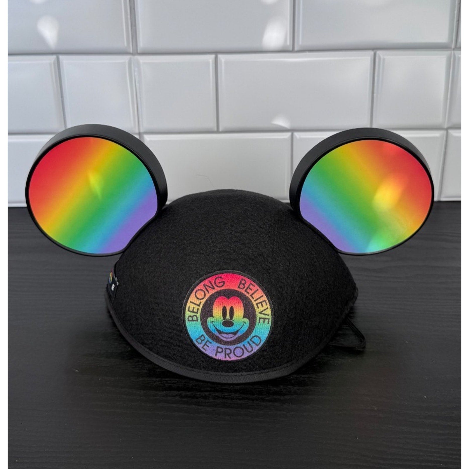 Disney Parks Pride Collection Adult Size Mickey Mouse Ear Hat NWT