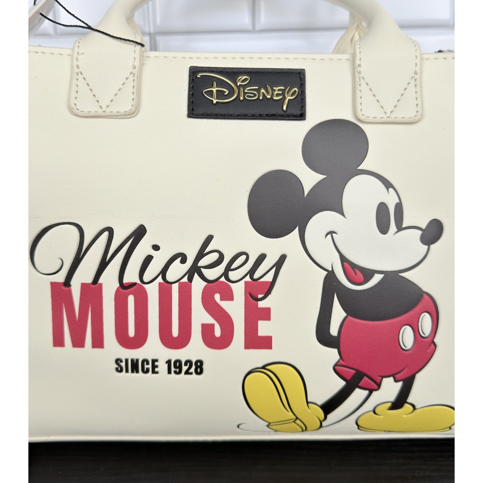 Primark x Disney Mickey and Friends Faux Leather Tote Bag NWT
