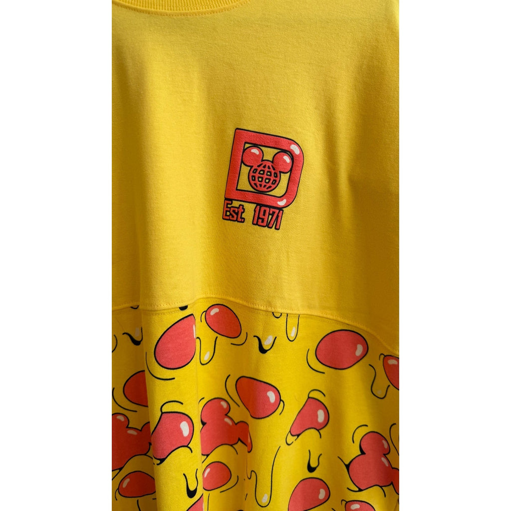 Disney Parks x Spirit Jersey Walt Disney World Eats Pizza Large NWT