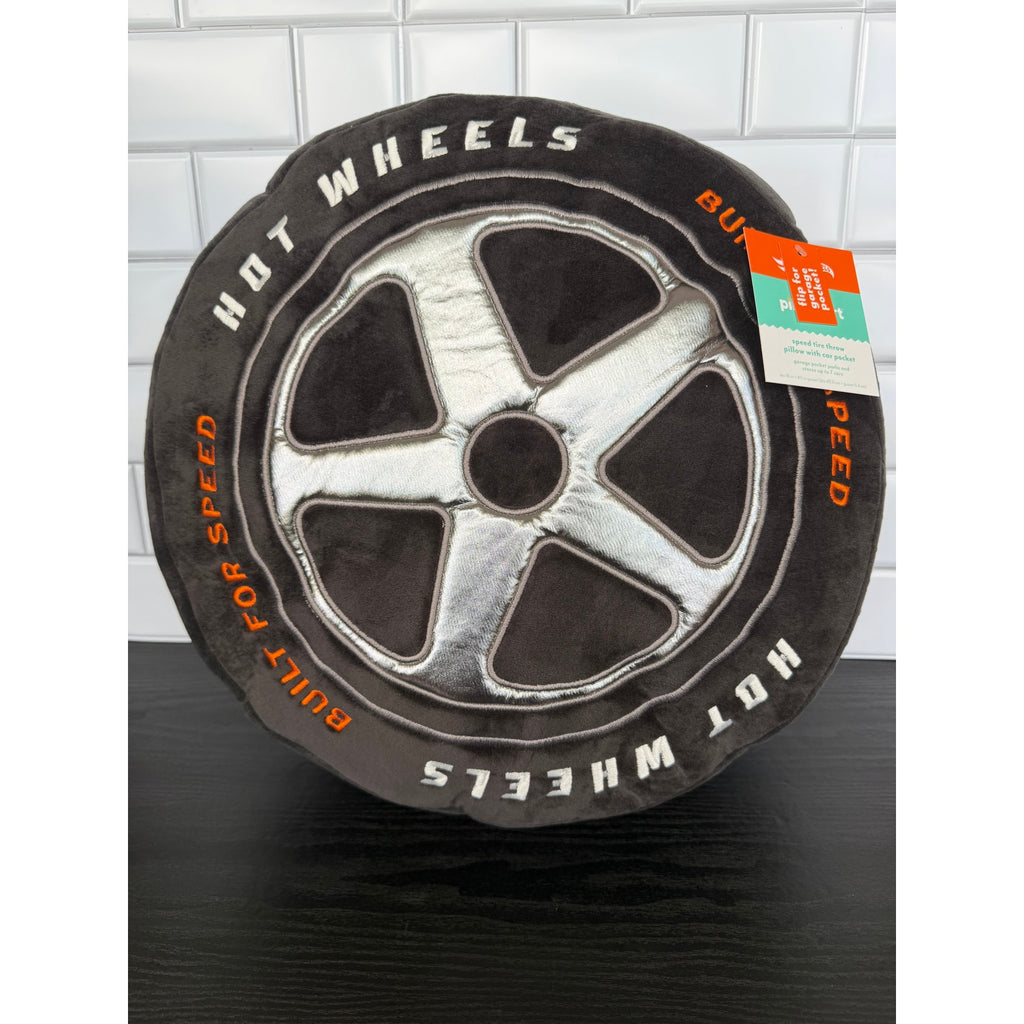 Hot Wheels Classic Tire Kids' Decorative Throw Pillow by Pillowfort™ NWT