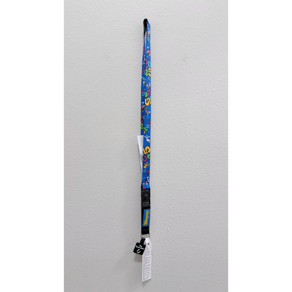 Disney Parks 2025 Mickey & Friends Pin Trading Reversible Lanyard New