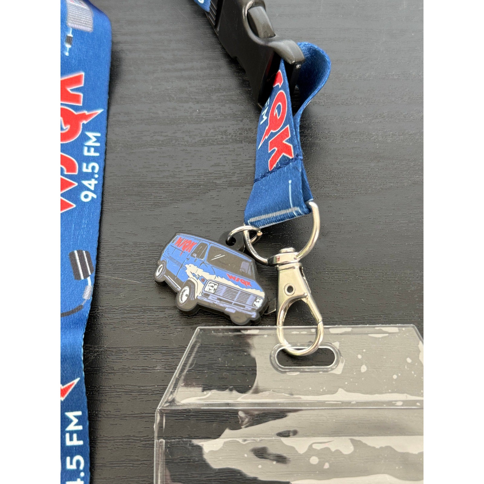 Stranger Things Season 5: WSQK The Eagle Lanyard & ID Sleeve NWT