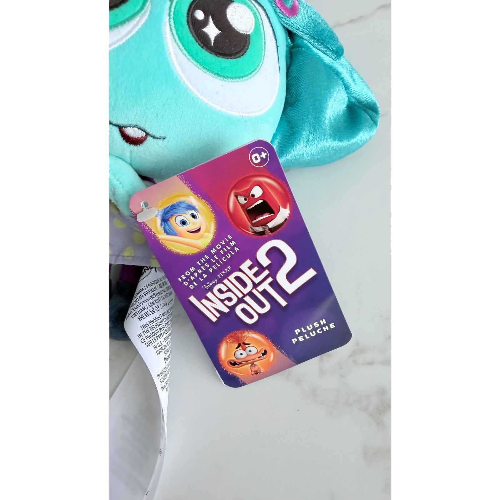 Disney Pixar Inside Out 2 Envy Plush 9" Stuffed Animal Soft Toy New