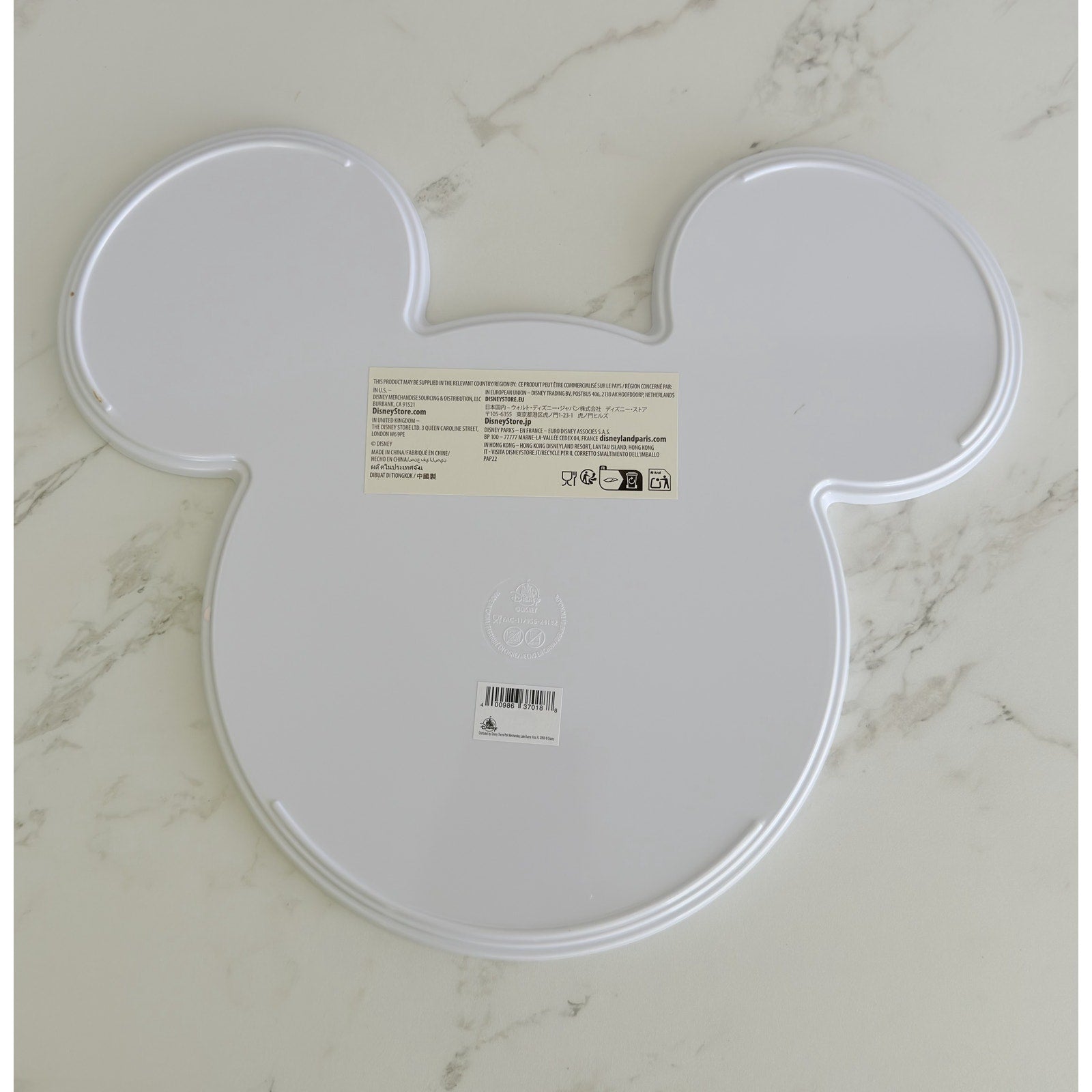 Disney Mickey Mouse Icon Serving Plate Mousewares Parks Treats NWT