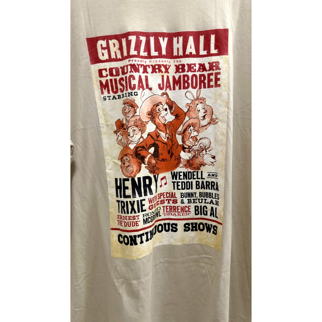 Disney Parks Country Bear Musical Jamboree Magic Kingdom T-Shirt Adult Large NWT