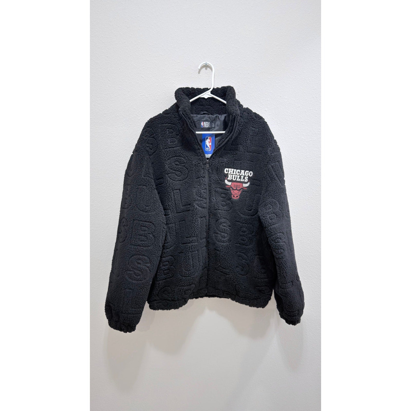 NWT Primark x NBA Chicago Bulls Fleece Zip Jacket - Large