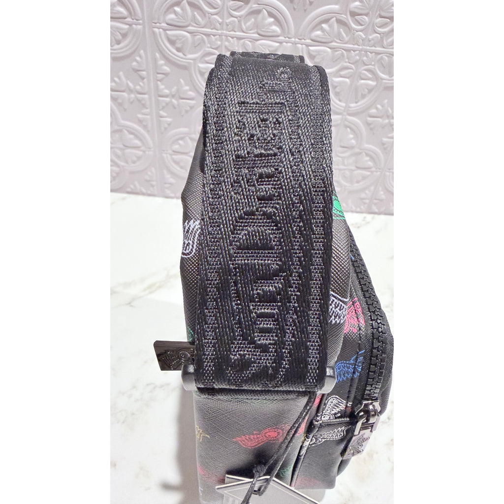 Von Dutch Neon Logo Crossbody Bag NEW