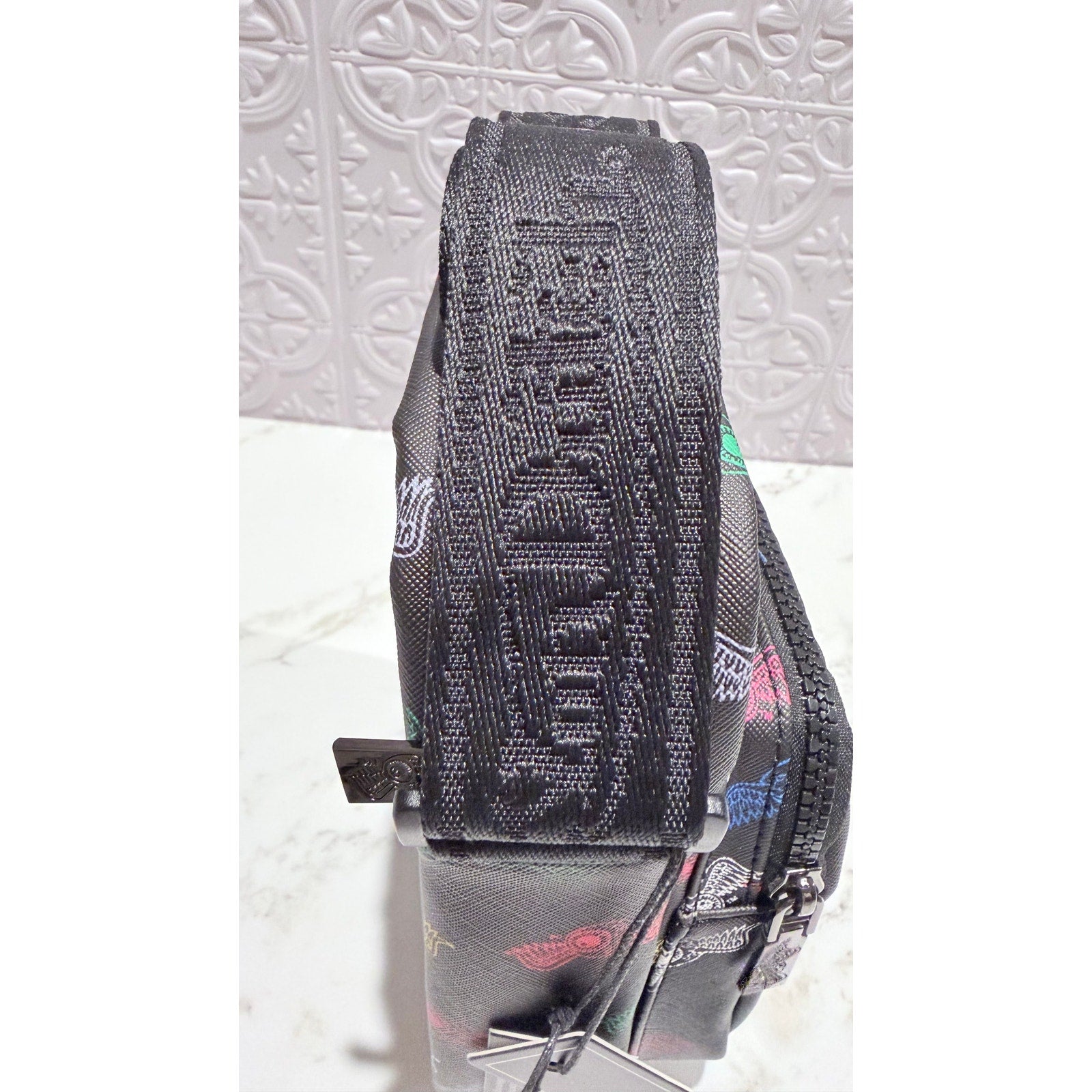 Von Dutch Neon Logo Crossbody Bag NEW