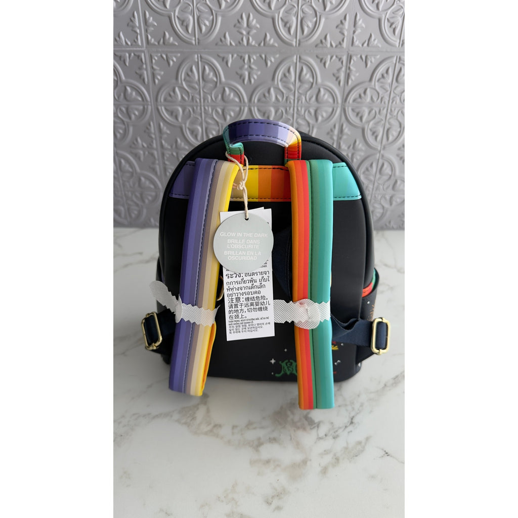 Disney Parks x Loungefly The Three Caballeros Glow in the Dark Mini Backpack NWT