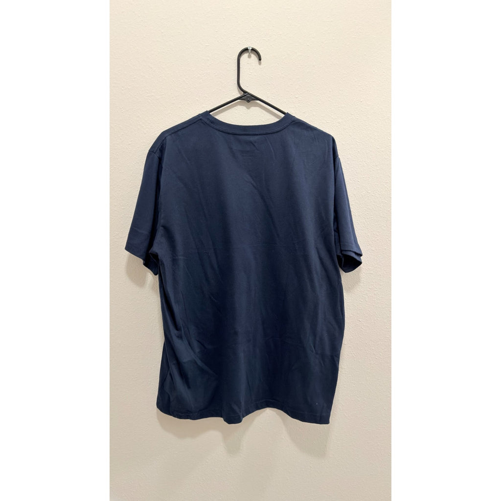George Men’s Crewneck T-Shirt Bundle - 2 Pack - Size XL - Navy & Light Blue