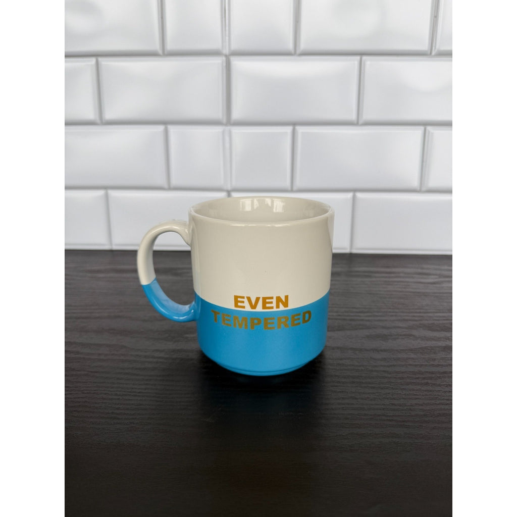 Disney Park Donald Duck "Even Tempered" 15 oz Coffee Mug - Golden Initial NIB