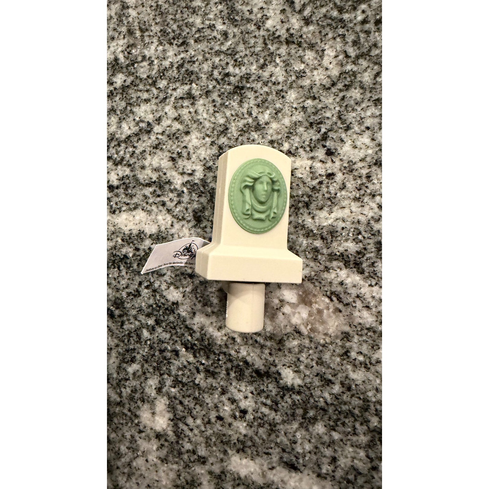 Disney Parks Haunted Mansion Tombstone Straw Topper - NEW