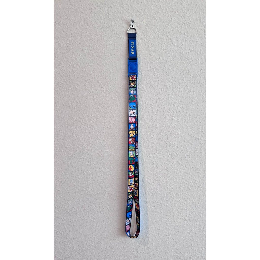 Disney Store Toy Story Lanyard Woody Buzz Cloud Print Pin Trading Holder NWT
