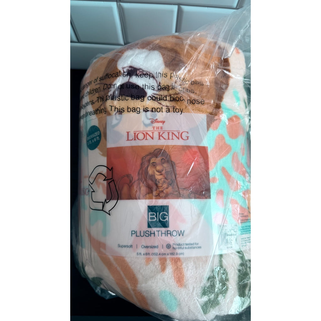 Disney Lion King Throw Blanket (60"x72") | Supersoft Plush Fleece