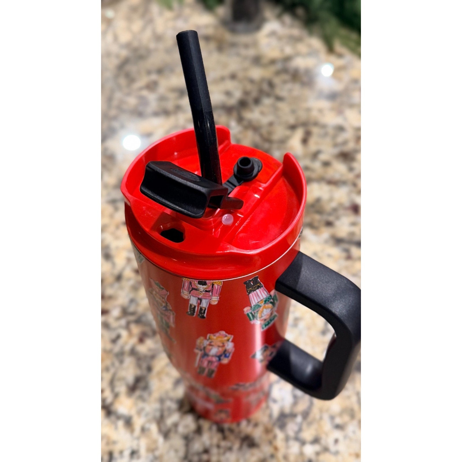 NWT Simply Belle "Holiday Nutcracker" Stainless Steel Tumbler — 40 oz