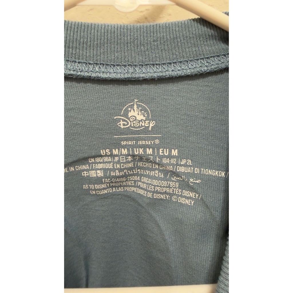 NWT Disney Epcot World Showcase Mickey Mouse Spirit Jersey Slate Blue Medium