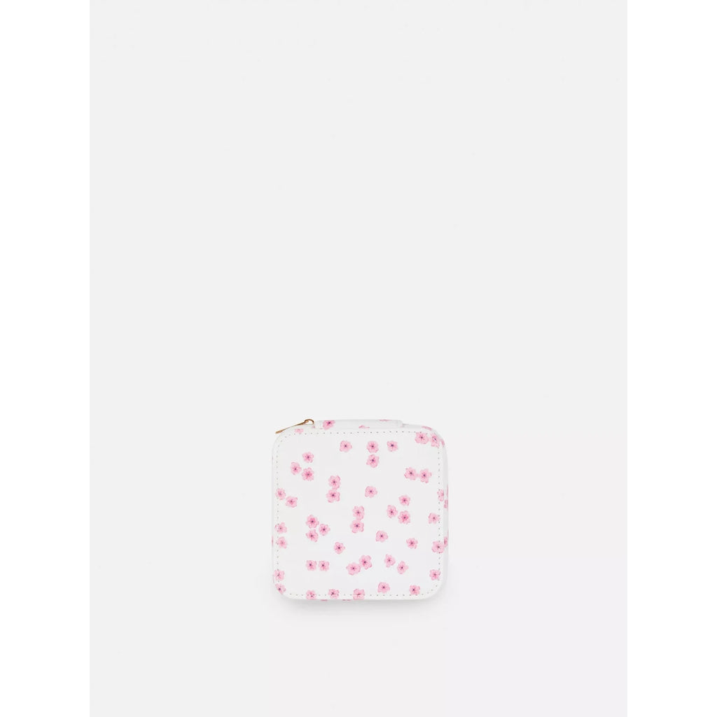NWT Primark Floral Travel Jewelry Box - Cherry Blossoms