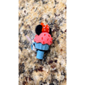 Disney Parks Minnie Mouse Ear Cupcake Straw Topper - NEW