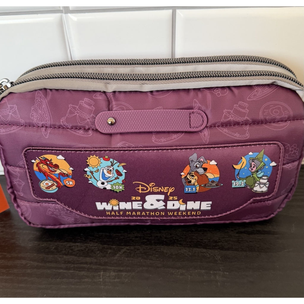 Disney Parks x Lug runDisney Wine & Dine Half Marathon Belt Bag / Fanny Pack NEW